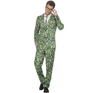 Smiffys Mens Brussel Sprout Costume Suit / Green